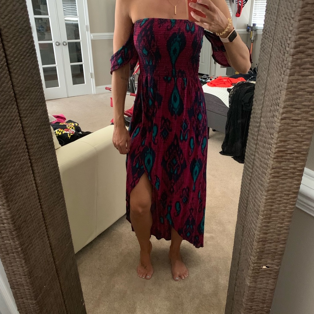 Beautiful off the shoulder dress WORN ONCE!